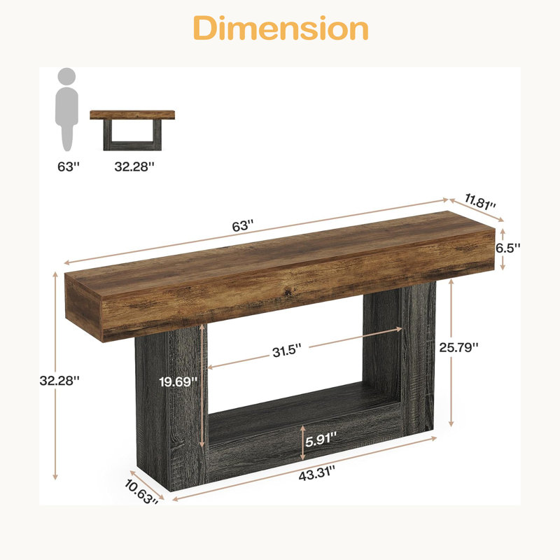 Table console 41,3 po