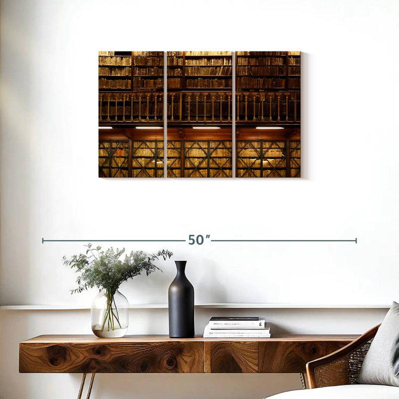 Lilie Library, 20" H x 33" W