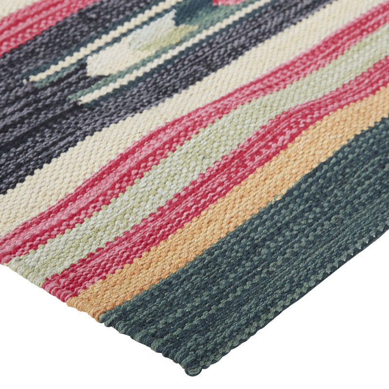 Gosport Cotton Southwestern Indoor Rug, Rectangle 8' x 10'