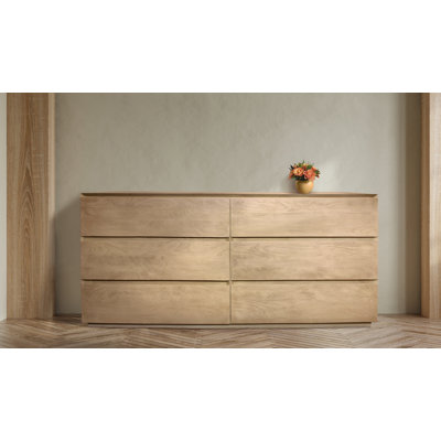 Arloene Solid Wood 72'' W Dresser