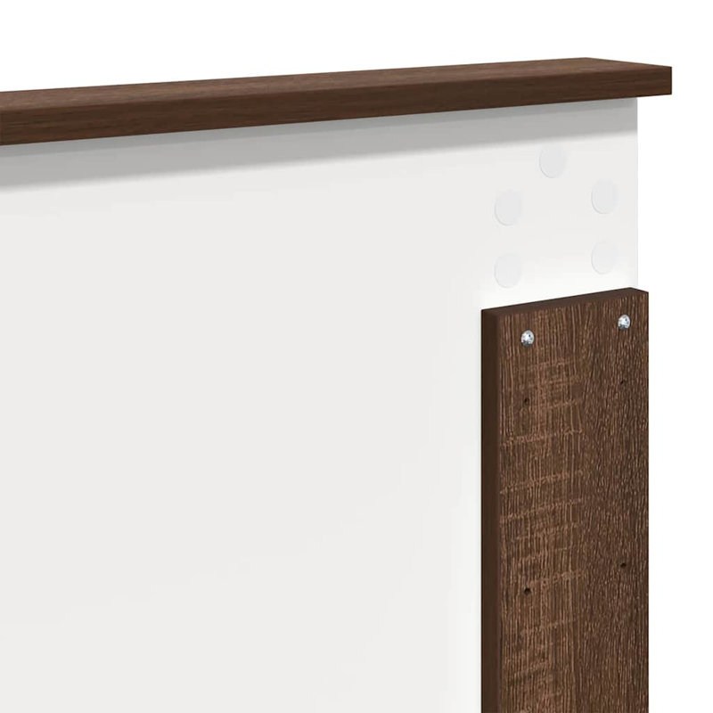 Headboard, EU Double - 150 x 200 cm, Brown Oak