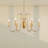 Esmery 6 - Light Steel Chandelier-34269324-34269330