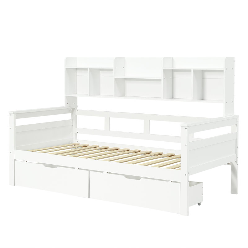 Storage Bed, White
