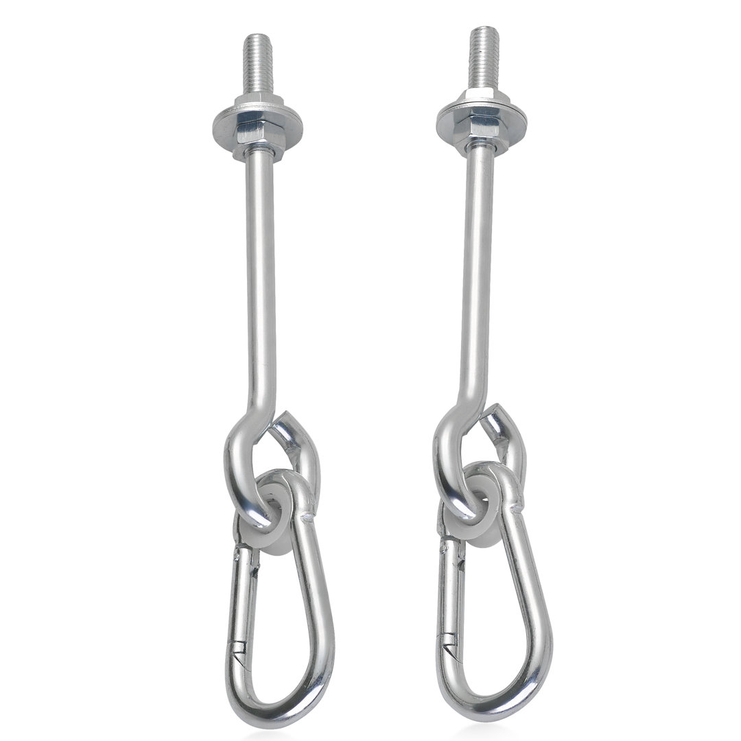 Machrus Swingan 6.5" Screw Swing Hanger With 4 IN Snap Hook (Set of 2) Swingan