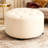 Upholstered Button Tufted Round Ottoman