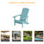 Bernhardine Hips Weather Resistant Adirondack Chair-962246180
