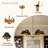 35.4'' Modern Chandelier with Adjustable Chain