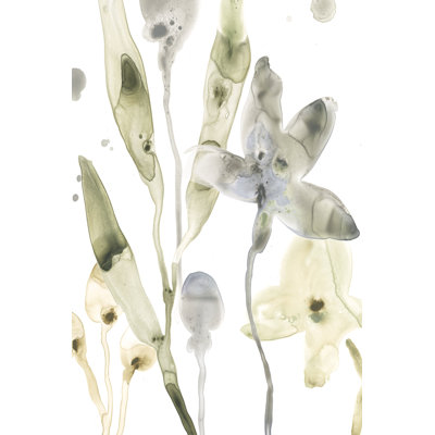 Stone Moss Stems I by June Erica Vess -  Painting