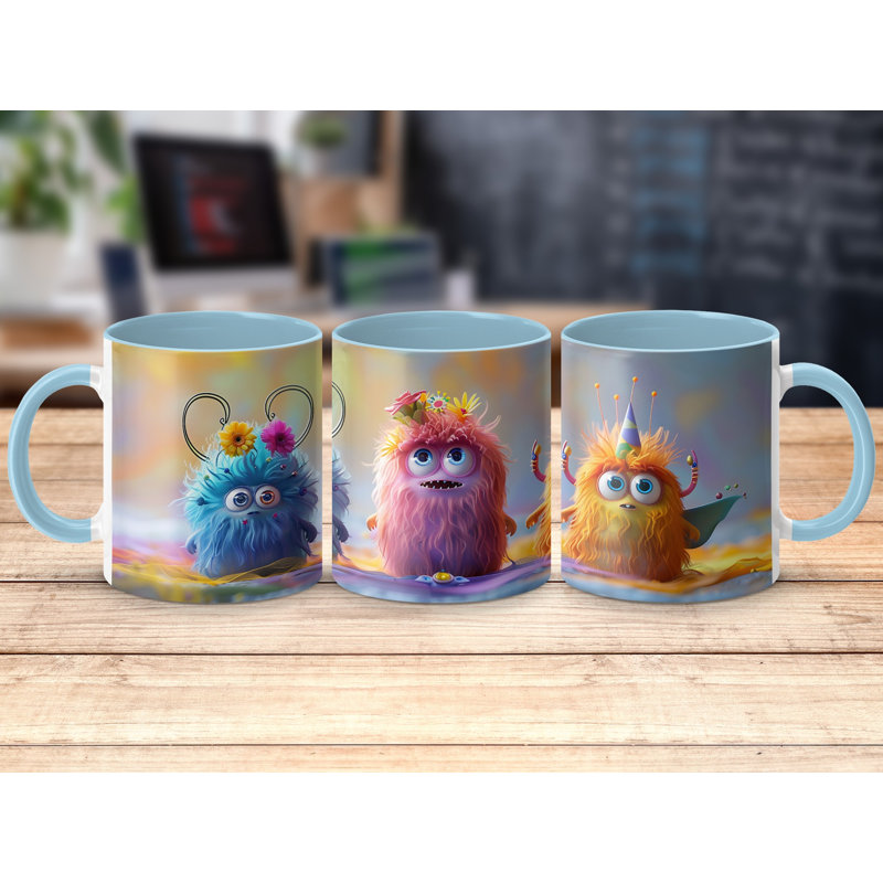 Ceramic Coffee Mug, Light Blue