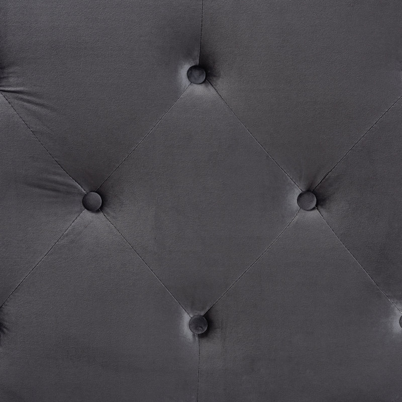Sirene Upholstered Headboard, Gray, Queen