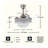 Espiridion 42'' Ceiling Fan with LED Lights