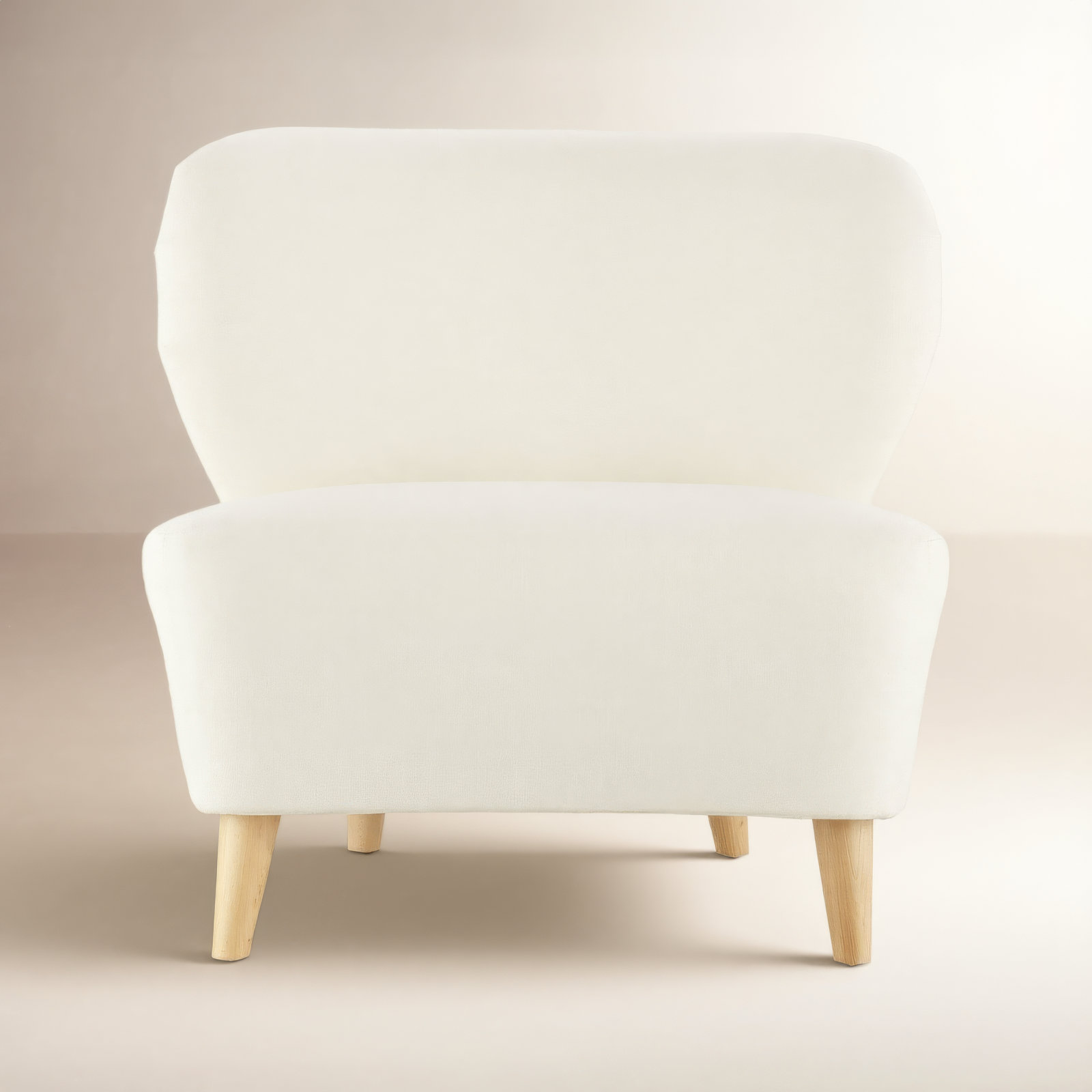 Apollonia Linen Accent Chair, Performance Ivory