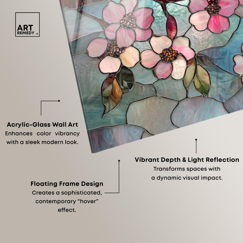 «Shimmering Spring Blossoms II», art floral campagnard par Art Remedy, prêt à être accroché, H 20 po x l 24 po