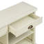 Console Bely Farmhouse avec 2 tiroirs et tablettes de rangement ouvertes-133210808