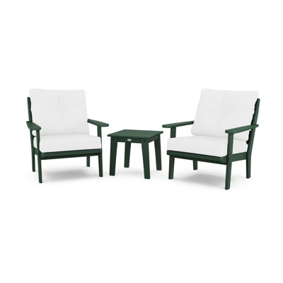 Ensemble de chaises à assise profonde 3 pièces Lakeside