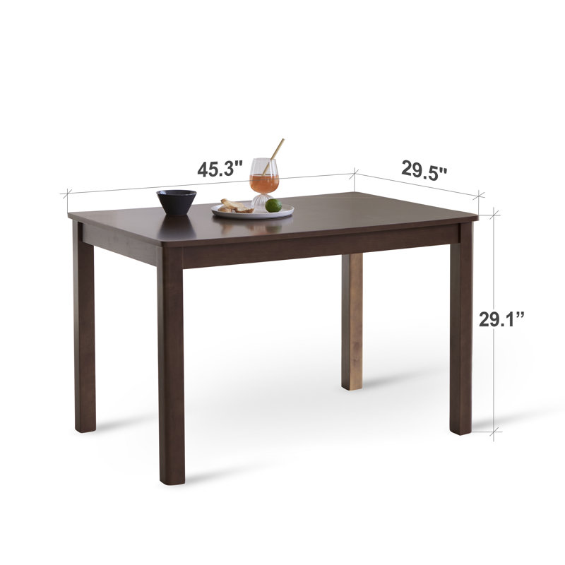 Table de salle à manger Davron, Noyer / Noyer