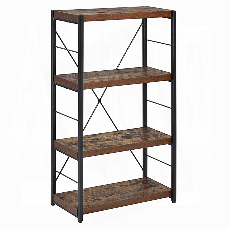 Industrial Style 1Pc Bookshelf, Brown