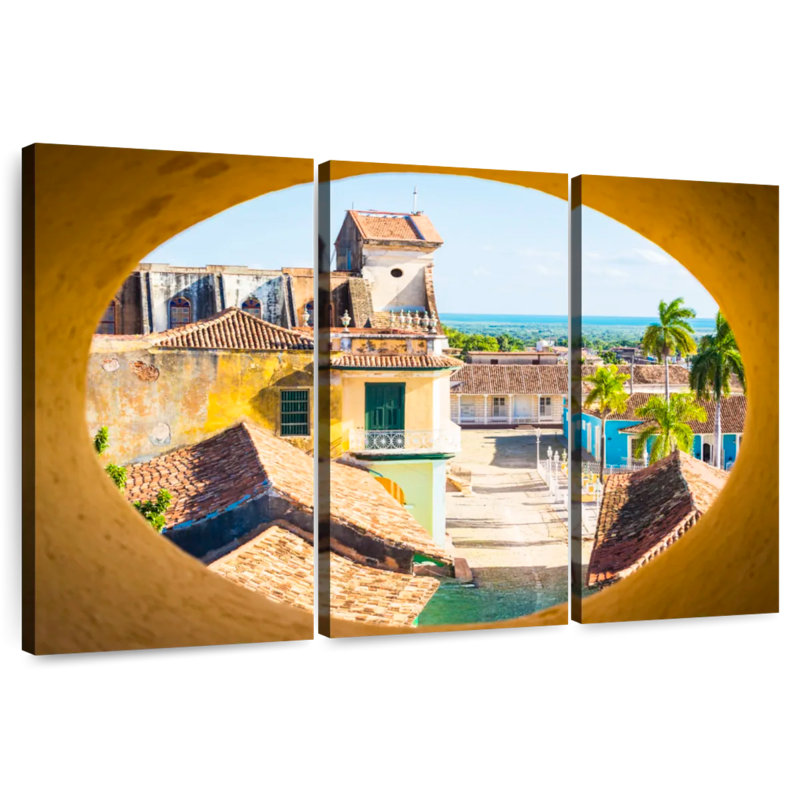 Lilie Window To Trinidad, H 36 po x l 57 po