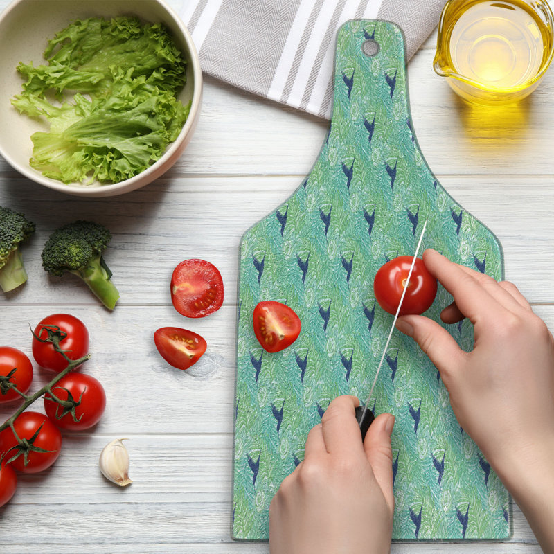 Planche à découper en verre trempé Ambesonne