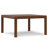 Wilson 54"W Wood Square Dining Table, Transitional Style, Seats 8-1609101972