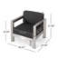Simple elegance for living room, chic accent chair-792493430