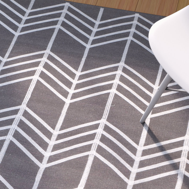 Tapis gris anthracite Thelonius, Rectangle 8 pi x 10 pi