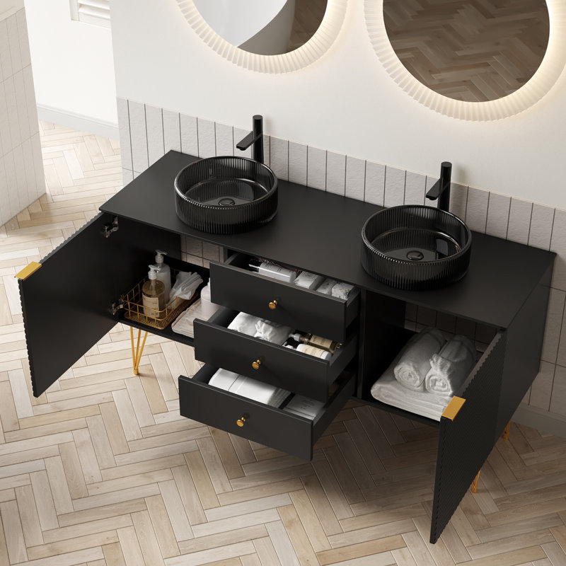 Meuble-lavabo et lavabo de salle de bain GEMA