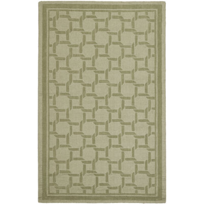Resort Martha Stewart Hand Tufted Wool Geometric Rug