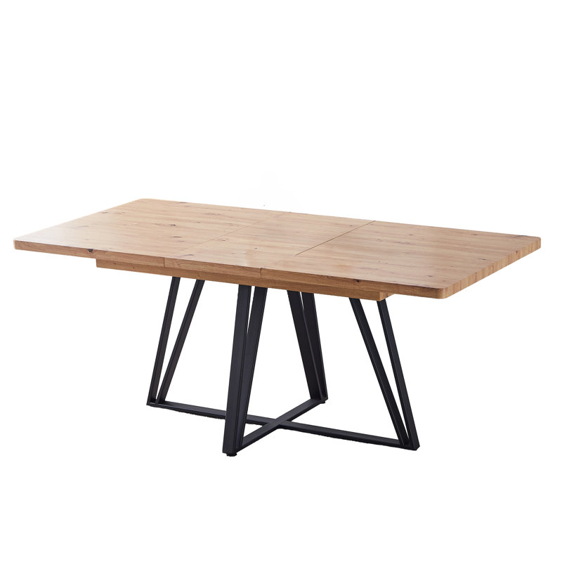 Anoeska Extendable Metal Base Dining Table