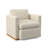 Ledger Upholstered Swivel Accent Chair-70353769-70353789