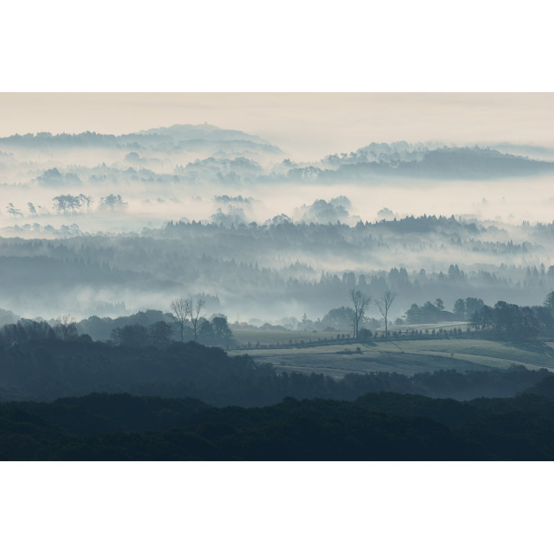 Hiruzen Plateau In Autumn - Wrapped Canvas Print, 30cm H x 46cm W x 3.8cm D