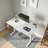 Daejha Adjustable Metal Base Standing Desk-855172437