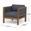 Fauteuil Tegann avec coussins