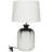 28.5" White Table Lamp with USB