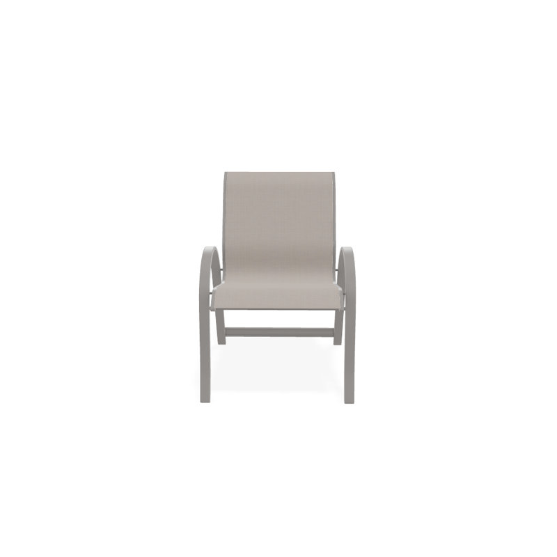 Fauteuil de salle à manger empilable Hiraku, Naturel, Gris chaleureux