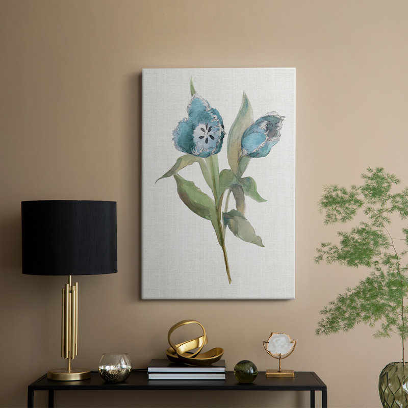 Blue Tulip Picks I - galerie sur mesure, H 60 po x l 40 po