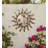 29 Inch Sun Metal Outdoor Wall Decor with Multi Color Weather Resistant Finish for Indoor and Outdoor Home Accent - Champagne-281595062