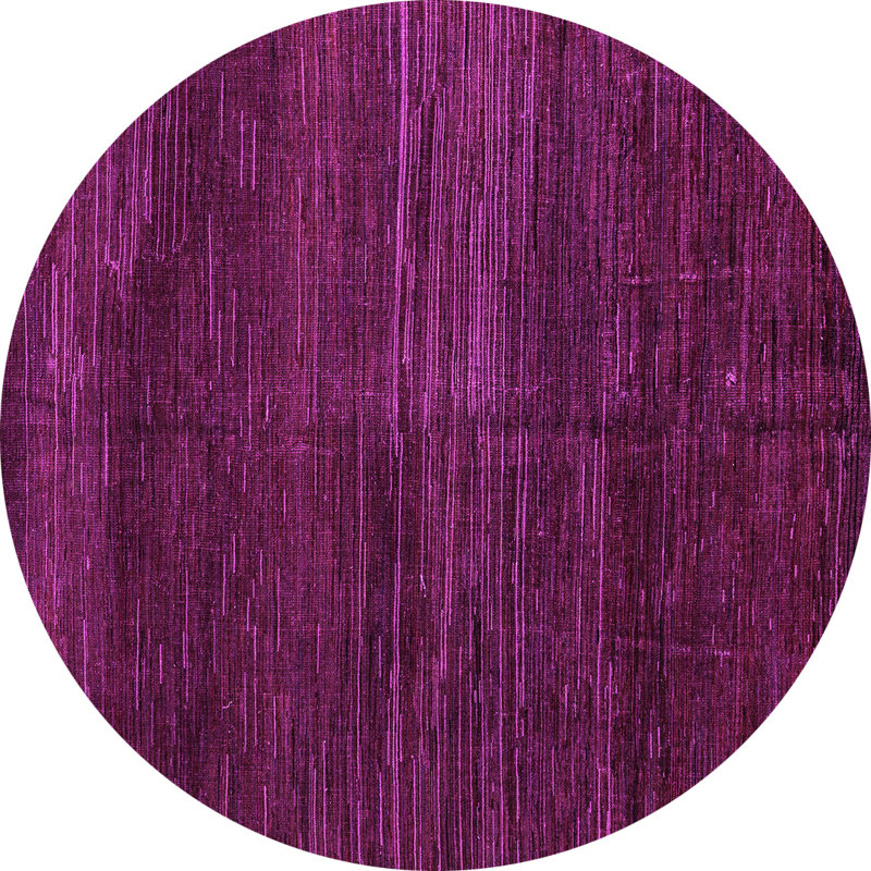Tapis abstrait en laine / polyester tissé à la machine Guiscardo, Rond 7 pi
