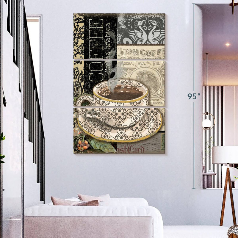 Yarlin Lion Coffee II, 74" H x 48" W