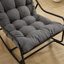 Chaise berçante d'extérieur, coussin confortable, avec coussin doux et épais-131453706