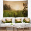 Tapisserie panoramique paysage vert photographie-28485251