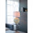 D16.1''xH26'' Table Lamp with Beige Paper Base