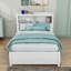 Lit plateforme en bois avec lit gigogne et tiroirs Lennja-241610918