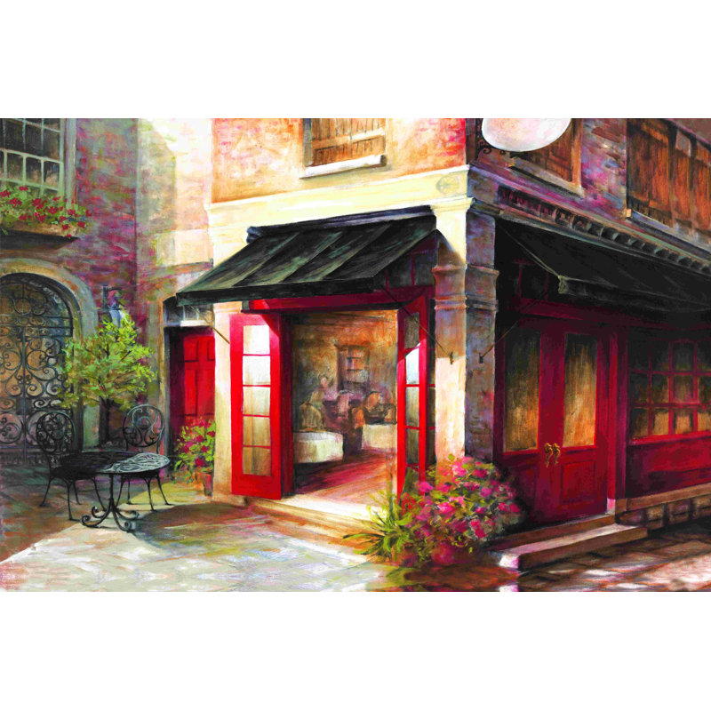 Bistro Bistro, impression sur toile tendue, H 8 po x l 12 po