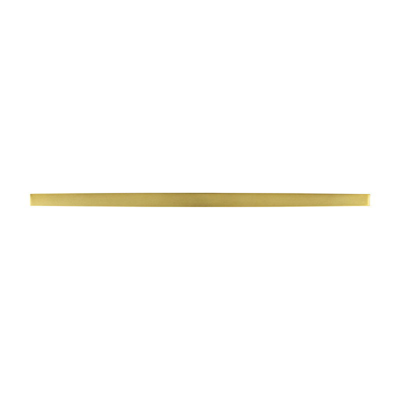 Channel Collection Appliance Pull - Cabinet Pull - Contemporary Hardware for Drawers & Cabinets, Brushed Golden Brass, 18"