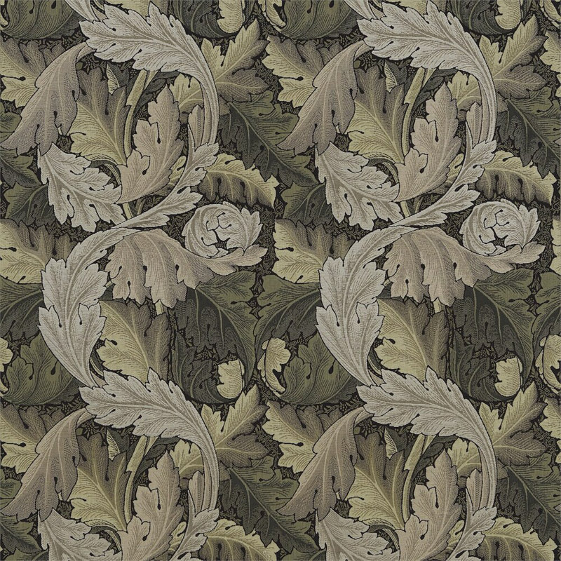 Acanthus Tapestry Fabric, Forest/Hemp