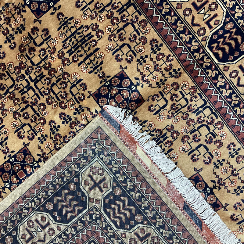 Tapis unique en laine de style rectangle 5 pi x 6 pi 7 po Orietto