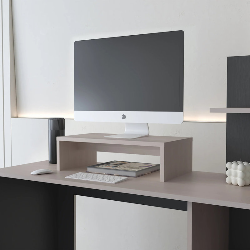 Monitor Stand, White Oak