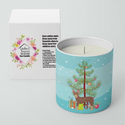 Jar Candle with Ceramic Holder