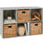 6-Cube Bookshelf, Display Storage System, Organizer W/ Removable Back Panels-1891423906-1891423935